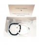 black and white pink gold bracelets 