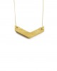 md1 wood gold necklace