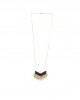 md2 wood gold necklace