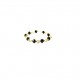 black rozario pearl chain ring
