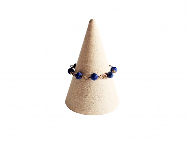 lapis rozario  chain ring