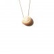 big moon shell 14K gold necklace