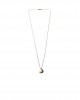 clam shell 14K gold necklace