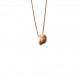 little screw shell 14K gold necklace