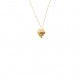 little screw shell rozario pearls 14K gold necklace