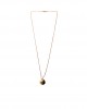 moon shell 14K gold necklace