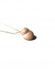 moon shell 14K gold necklace