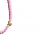 pink jade gold heart necklace