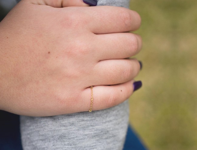 gold chain ring 1