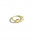 infinity 14K gold ring