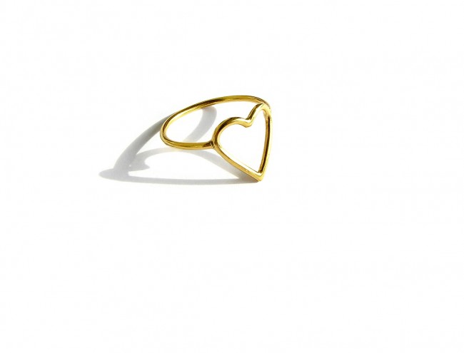 love 14K gold ring