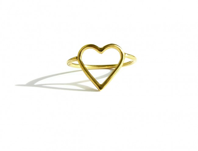 love 14K gold ring