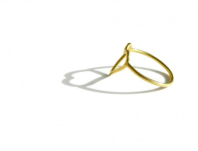 love 14K gold ring