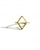 rhombus 14K gold ring