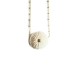 14K chain sea urchin necklace 