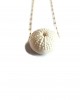 14K chain sea urchin necklace 