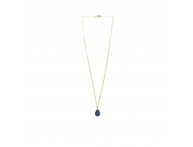 drop 14K gold chain necklace