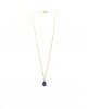 drop 14K gold chain necklace