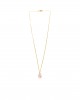 drop 14K gold chain necklace