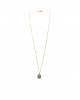 drop 14K gold chain necklace