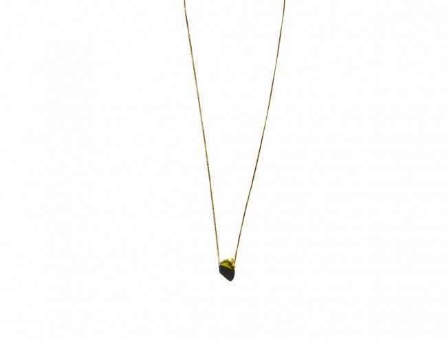 gold heart chain necklace