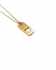 gold heart charm necklace