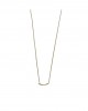 little linear gold necklace 