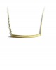 little linear gold necklace 