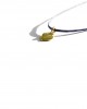 purple cord gold heart necklace