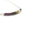 purple gold beads chain necklace