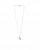 square gold chain necklace