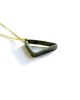 triangle gold chain necklace