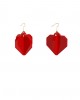 pixel heart earrings 