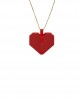 pixel heart necklace