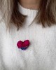 colorful heart clasp