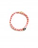 martis blue eye charm gold bracelet 