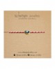 martis blue eye charm gold bracelet 